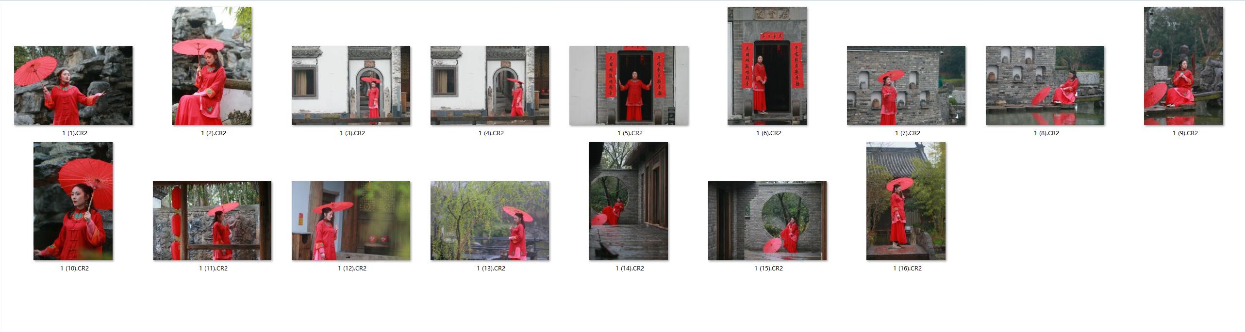 图片[2]-​​​​​16张刘园徽州古装美女RAW原图Canon EOS-1D X练习素材​