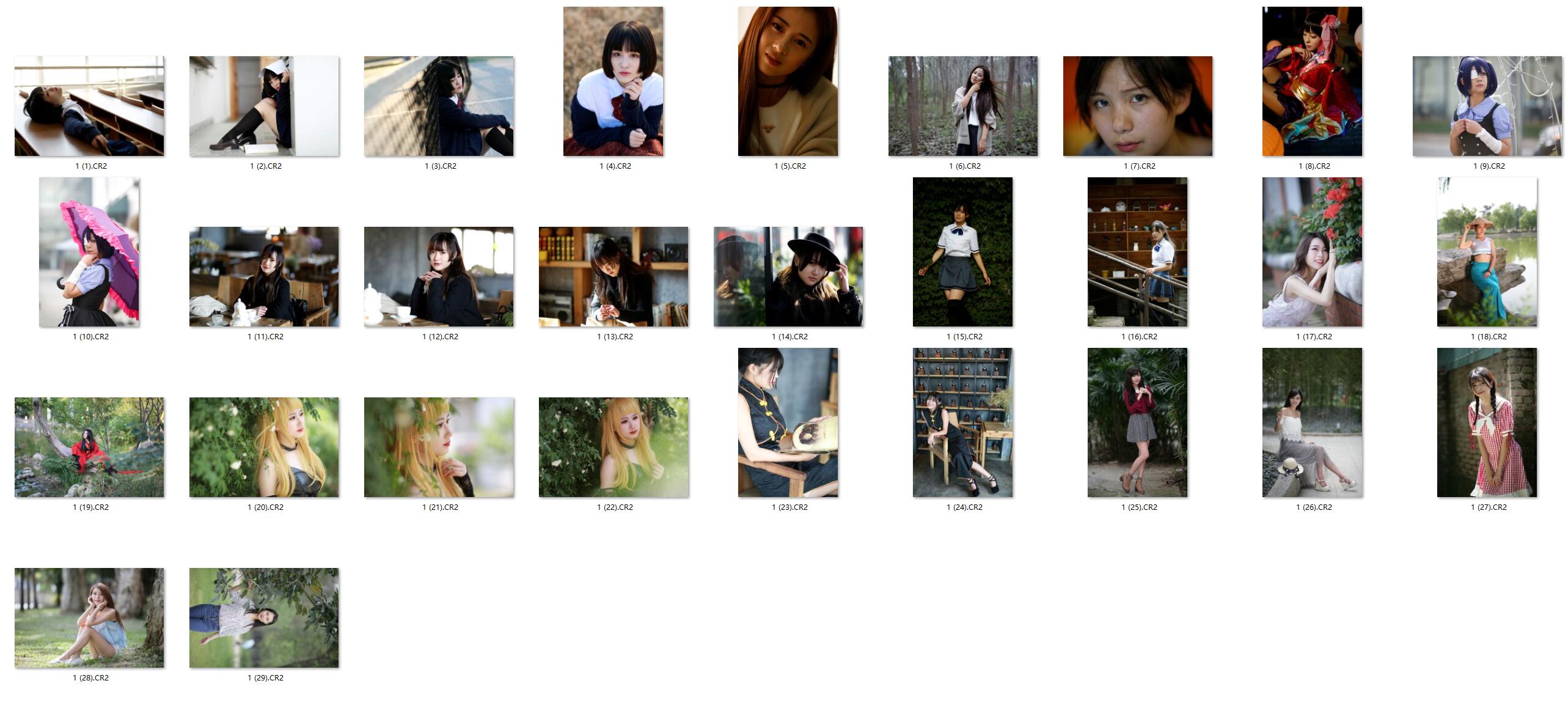 图片[2]-​​​​​29张多人外景美女人像RAW原图Canon EOS-1Ds Mark II素材