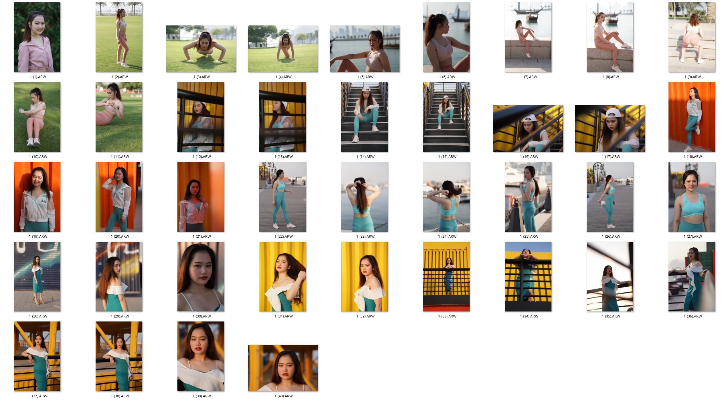 图片[2]-​​​​​40张亚裔女孩RAW原图ILCE-6000修图练习素材