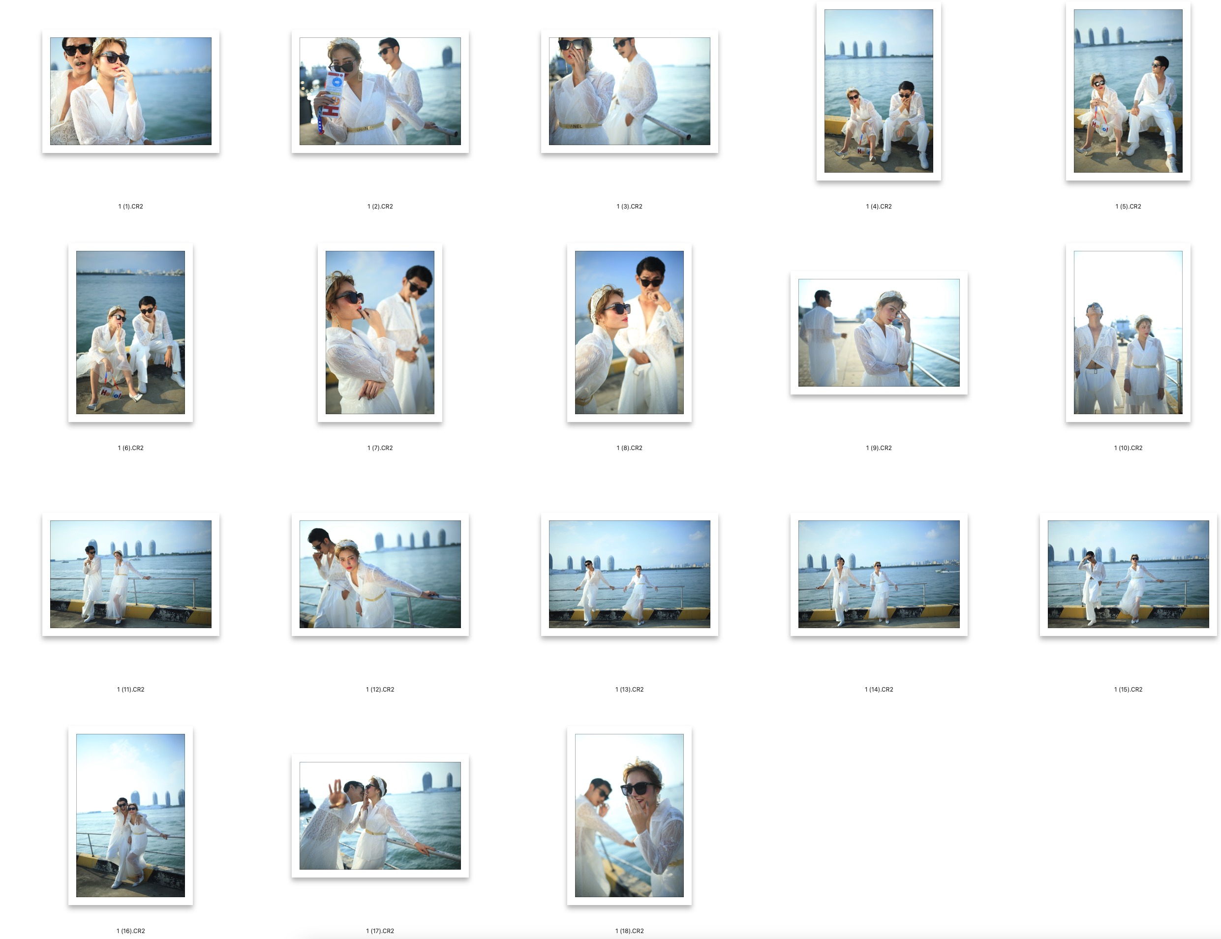 图片[2]-凤凰岛旅拍婚礼情侣写真RAW原图18p,后期修图练习RAW素材