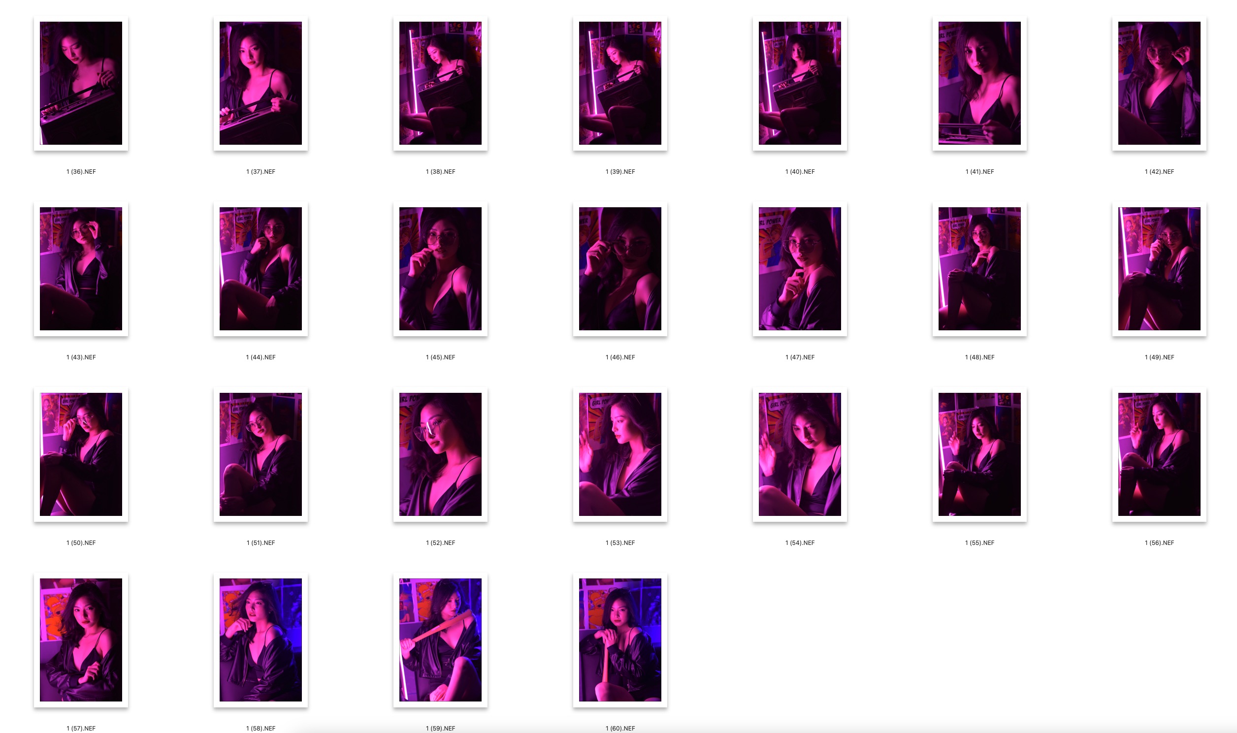 图片[2]-城市霓虹夜景人像摄影RAW原图60张NEF格式后期练习raw原片