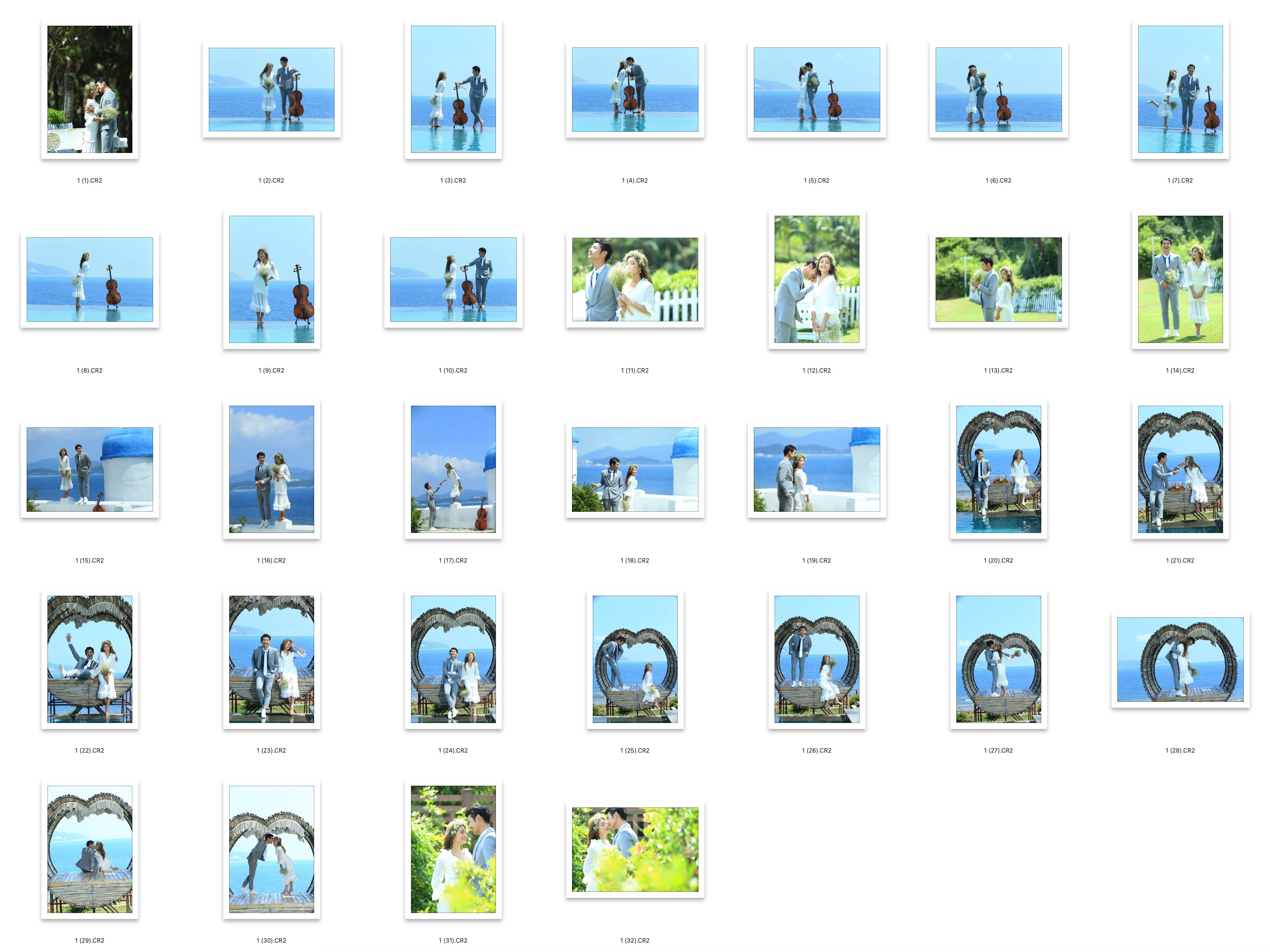 图片[2]-小东海情侣写真婚礼人像摄影RAW原图32P,人像后期修图RAW素材