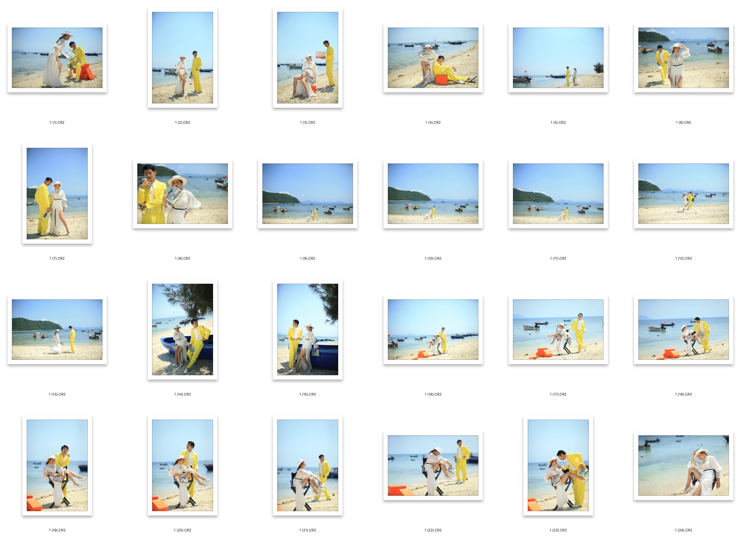 图片[2]-阳光海岸旅拍婚礼人像摄影RAW原图24P,人像后期修图RAW素材