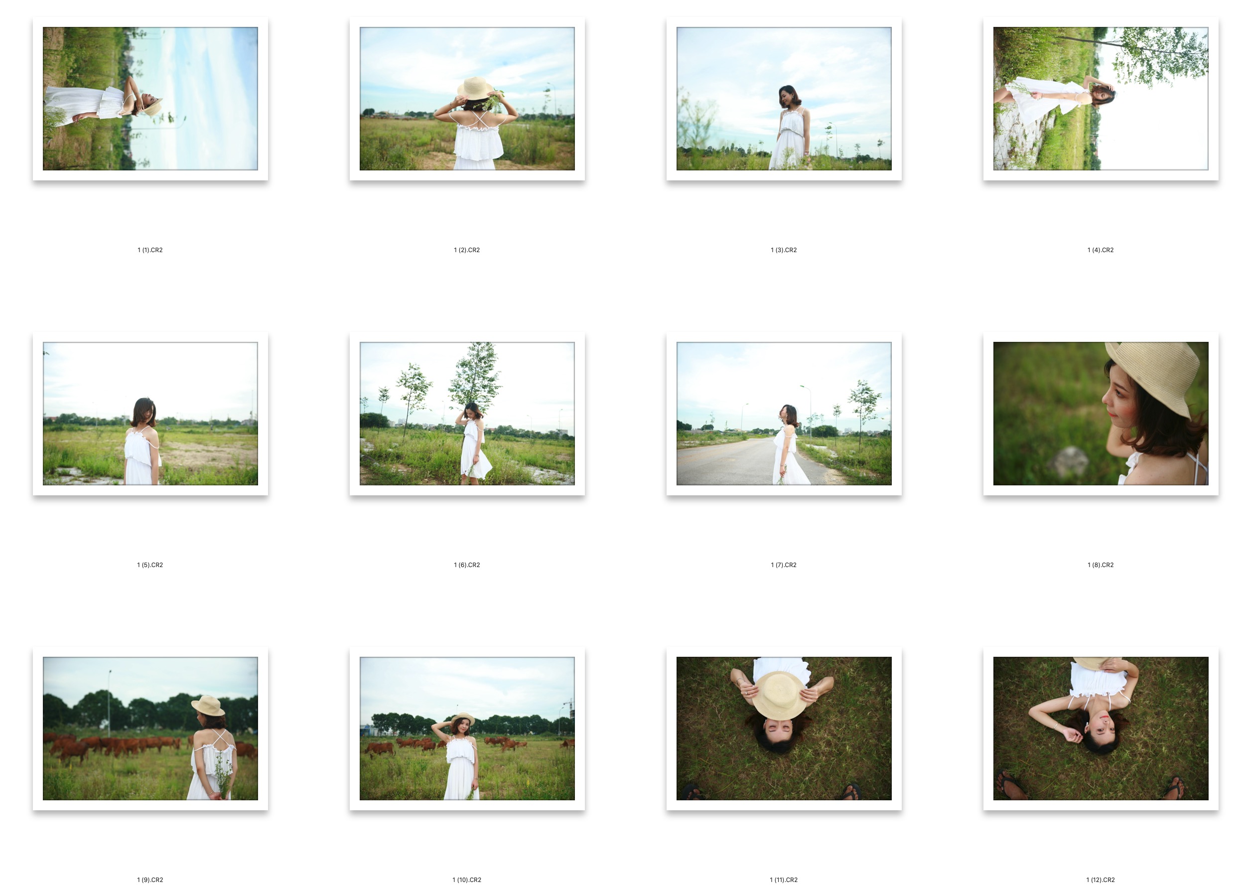 图片[2]-12张外拍美女写真人像RAW原图素材后期修图练习RAW素材