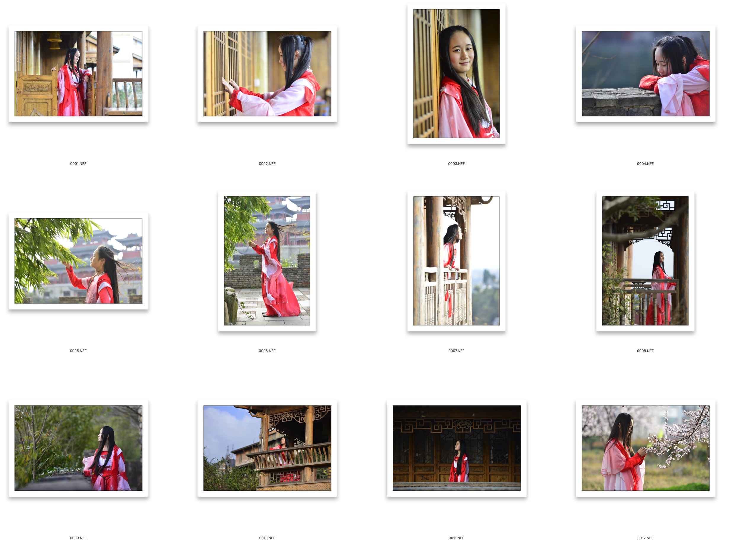 图片[2]-12张古风汉服人像摄影RAW原图,人像修图练习RAW素材