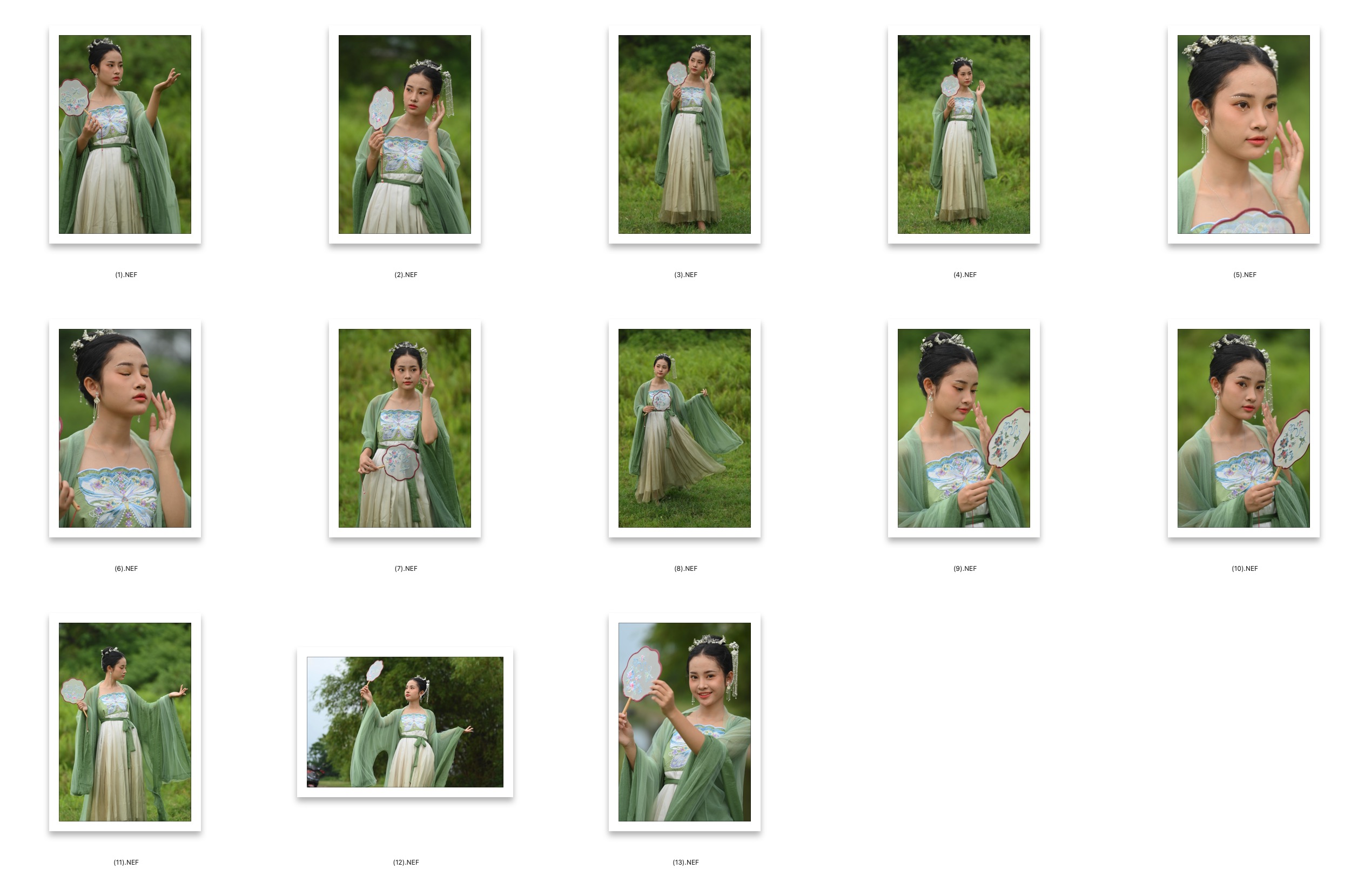 图片[2]-13张古装美女人像摄影RAW原图,人像修图练习RAW素材
