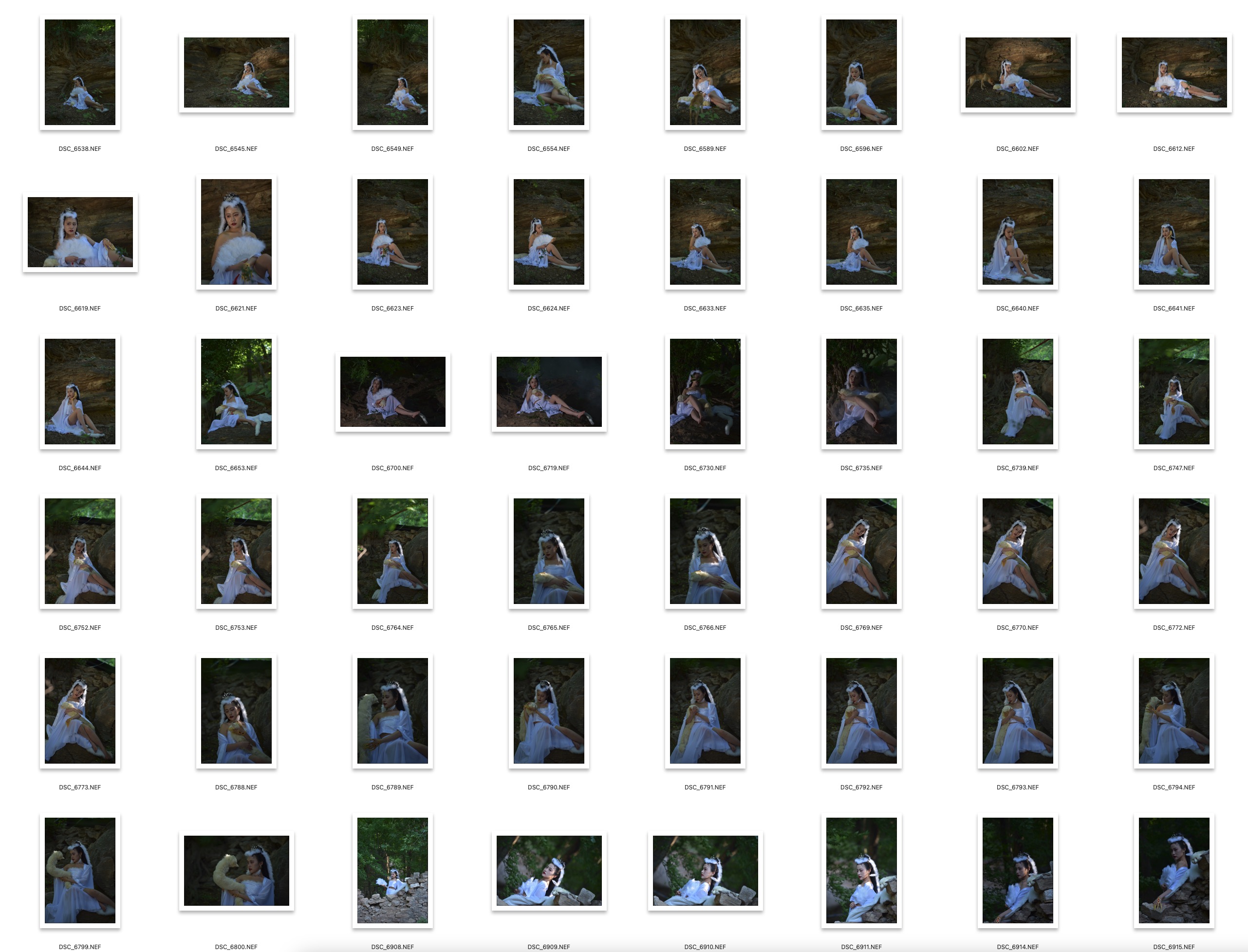 图片[4]-150张户外古装狐狸美女摄影RAW原图,修图练习RAW素材