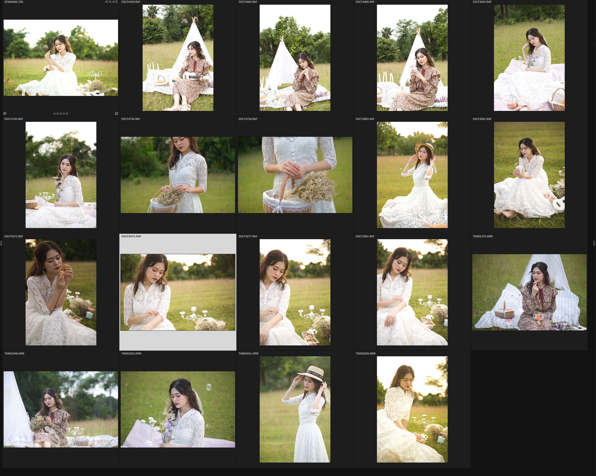 图片[2]-19张美女户外写真人像摄影RAW原图,人像修图练习RAW素材