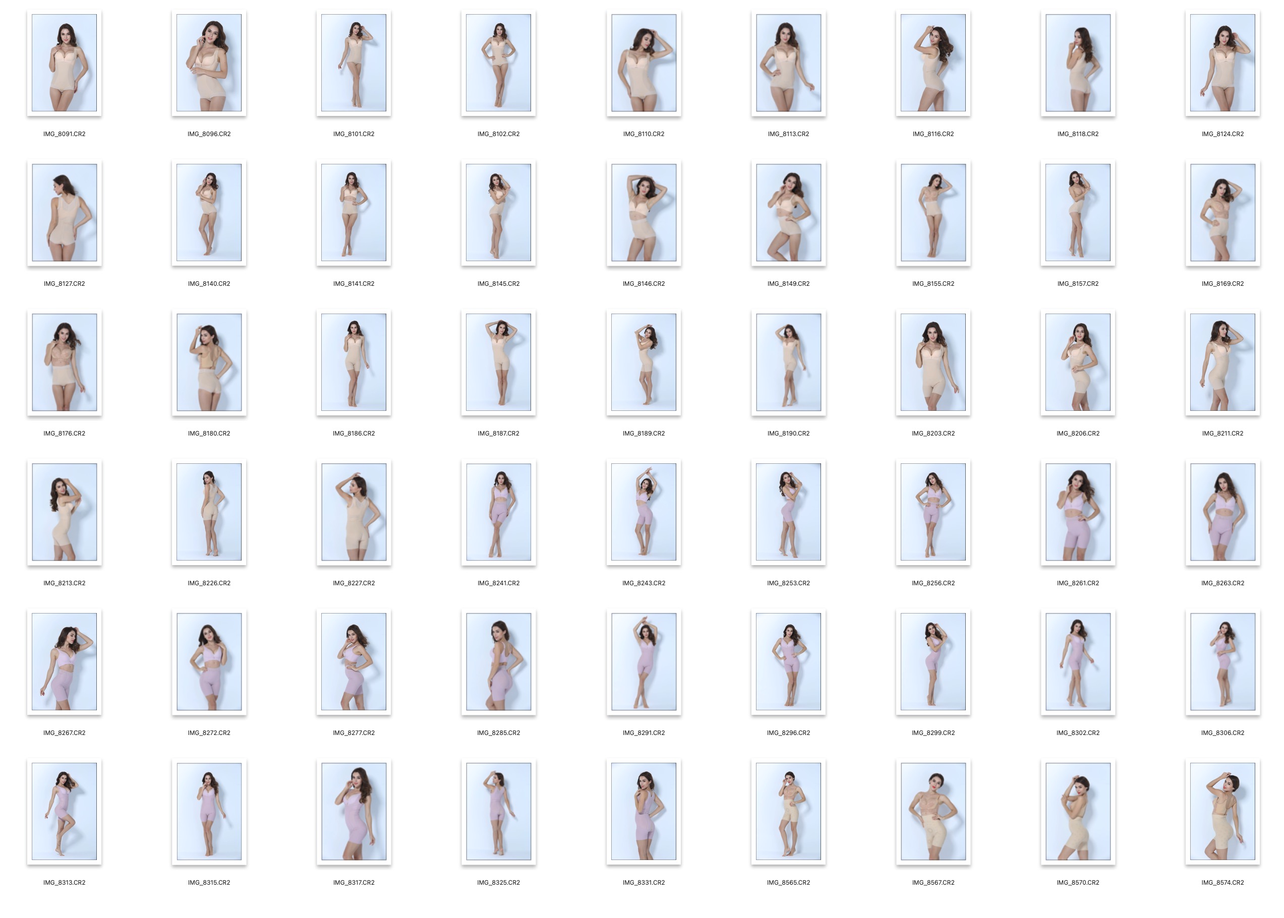 图片[2]-54张模特内衣商品拍摄RAW原图，人像练习RAW素材