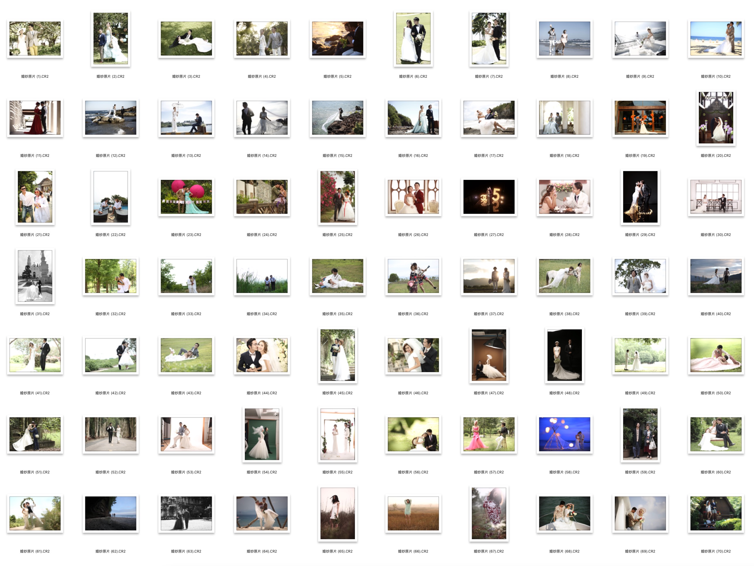 图片[2]-70张婚礼婚纱人像摄影RAW原图,婚纱人像修图练习RAW素材