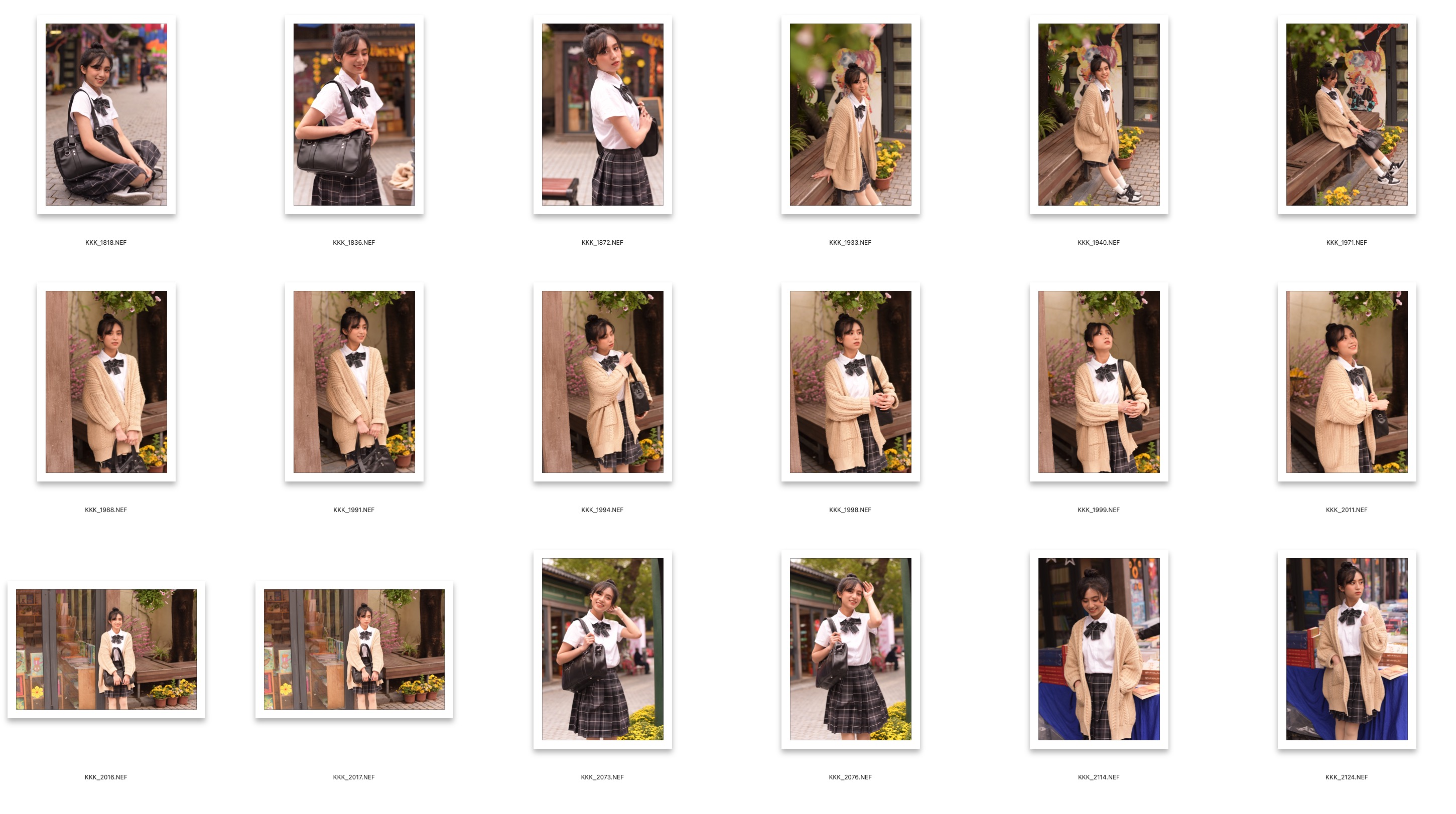 图片[2]-时尚街拍美女人像摄影RAW原图18张,后期修图练习RAW素材