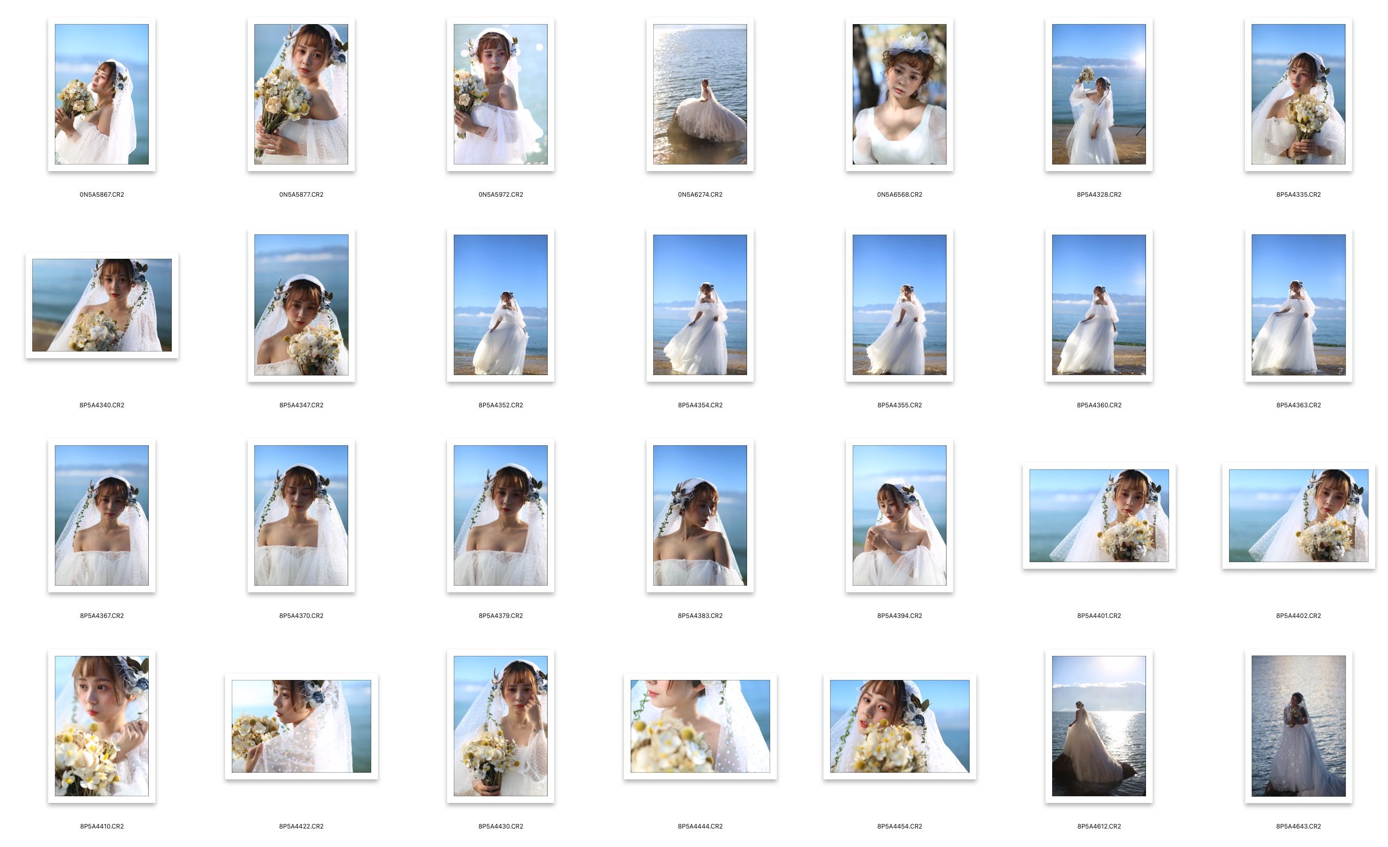 图片[2]-28张海边婚礼人像摄影RAW原图,婚纱修图练习RAW素材