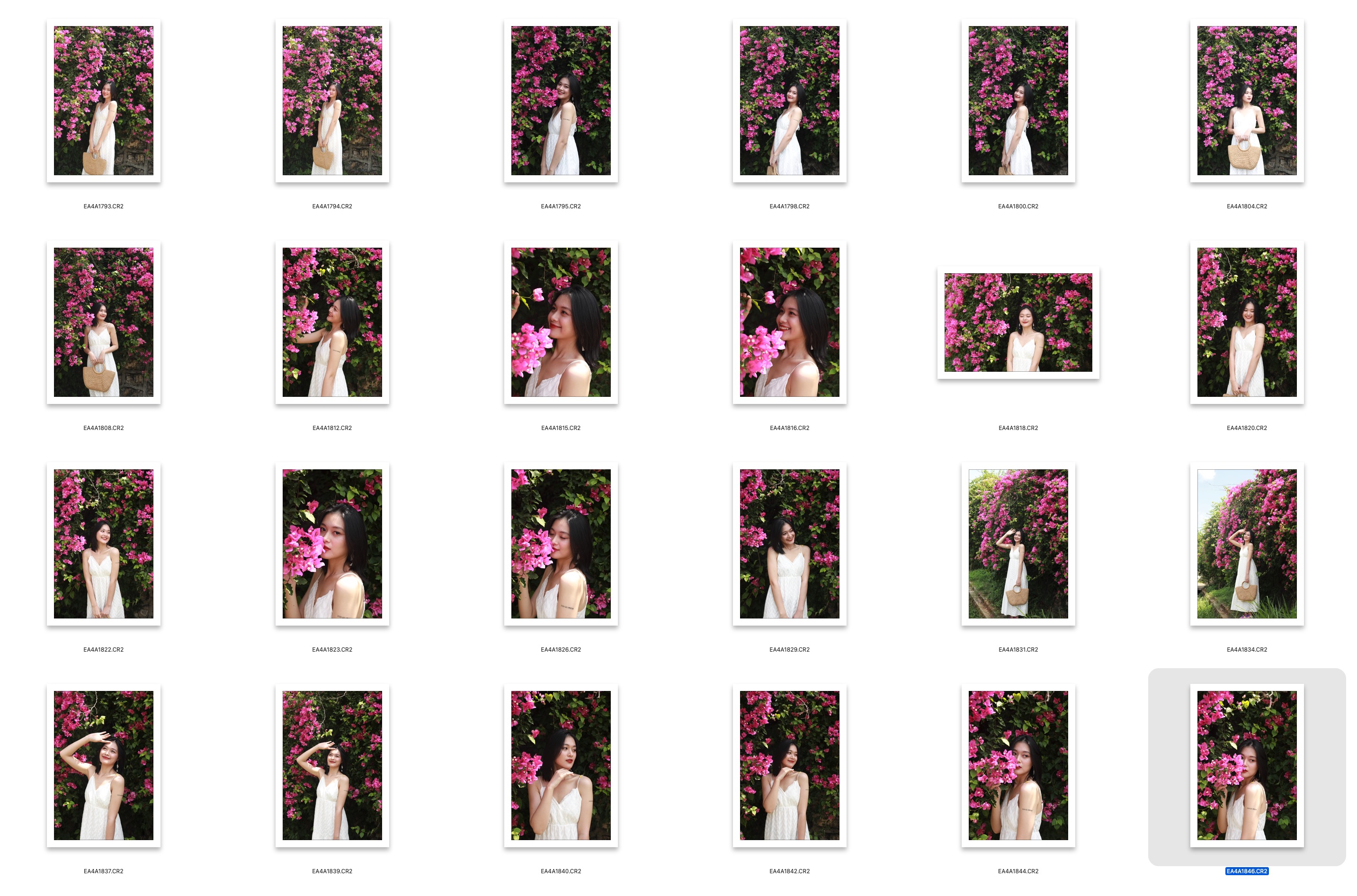 图片[3]-48张鲜花美女写真人像RAW原图,人像调色练习RAW素材