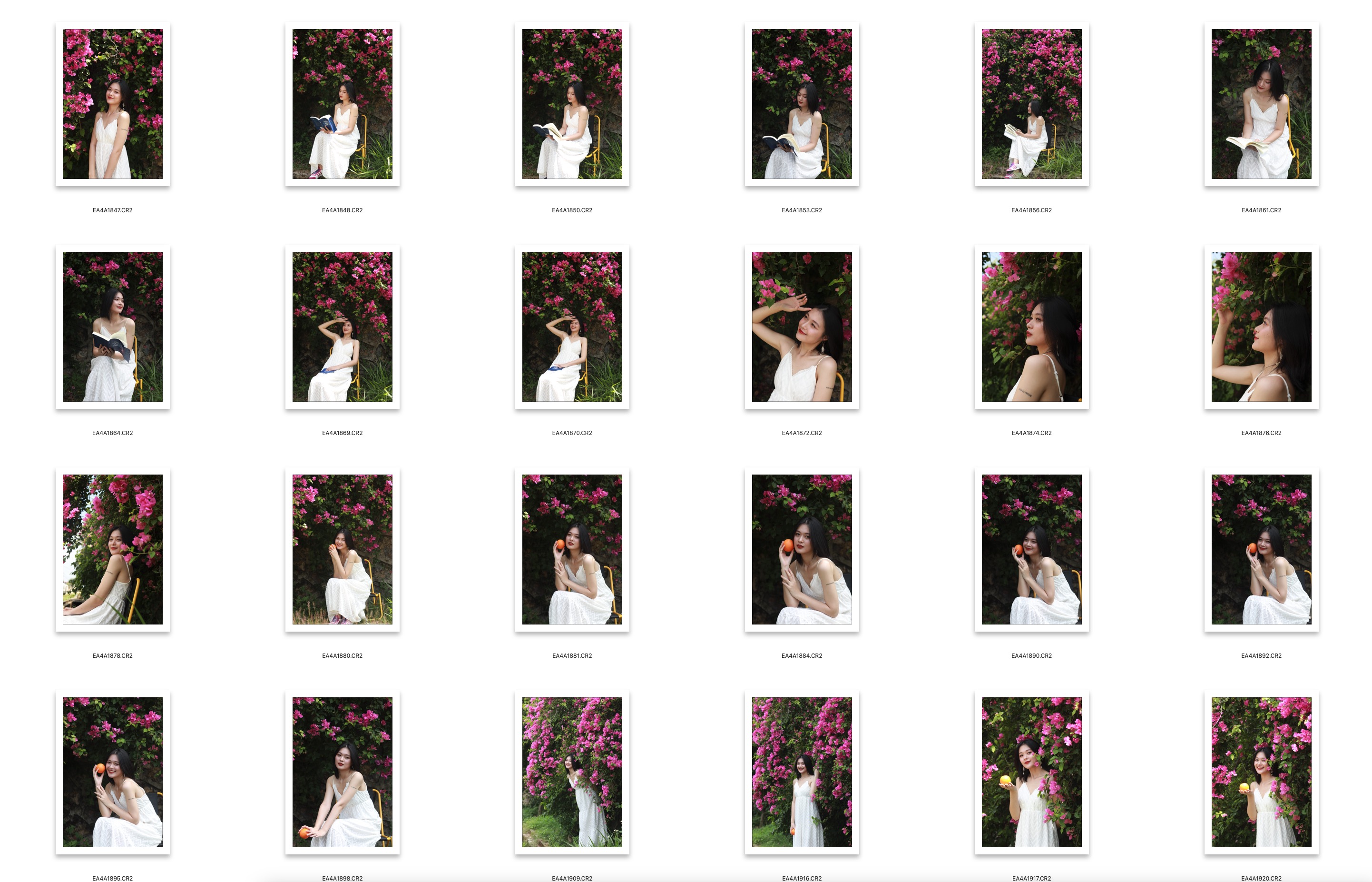 图片[2]-48张鲜花美女写真人像RAW原图,人像调色练习RAW素材