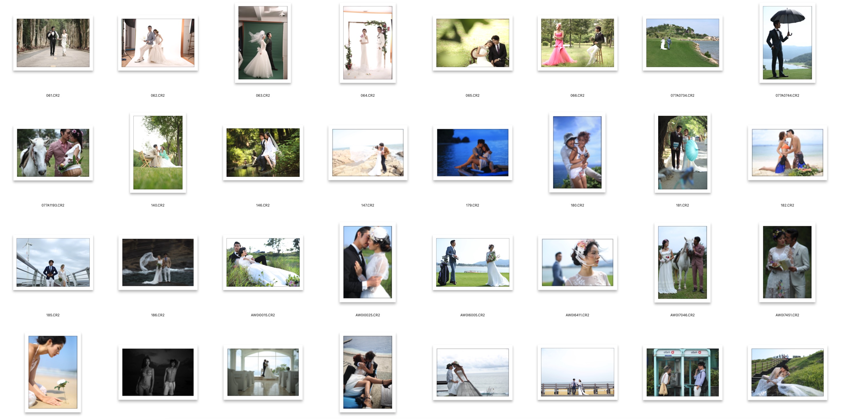 图片[2]-72张韩式婚纱人像摄影RAW原图,婚纱修图练习RAW素材