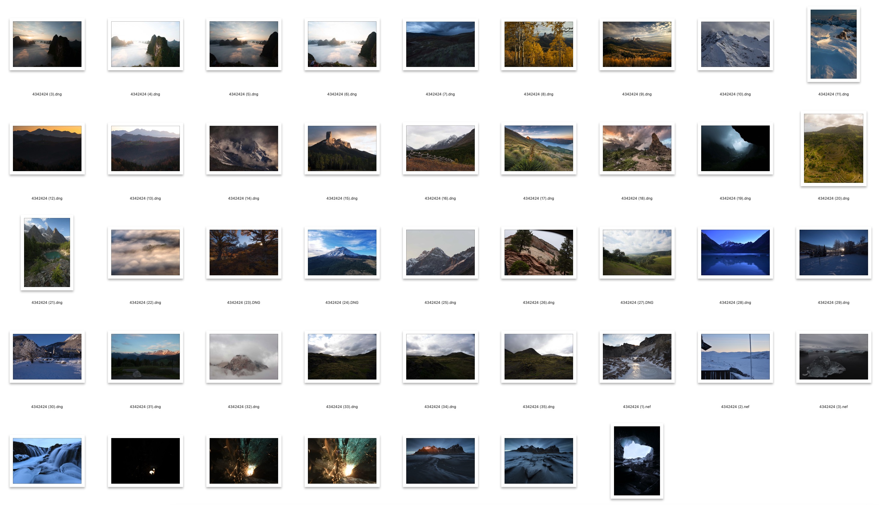 图片[2]-88张雪景雪山山峰风光摄影RAW原片,风光修图后期RAW素材