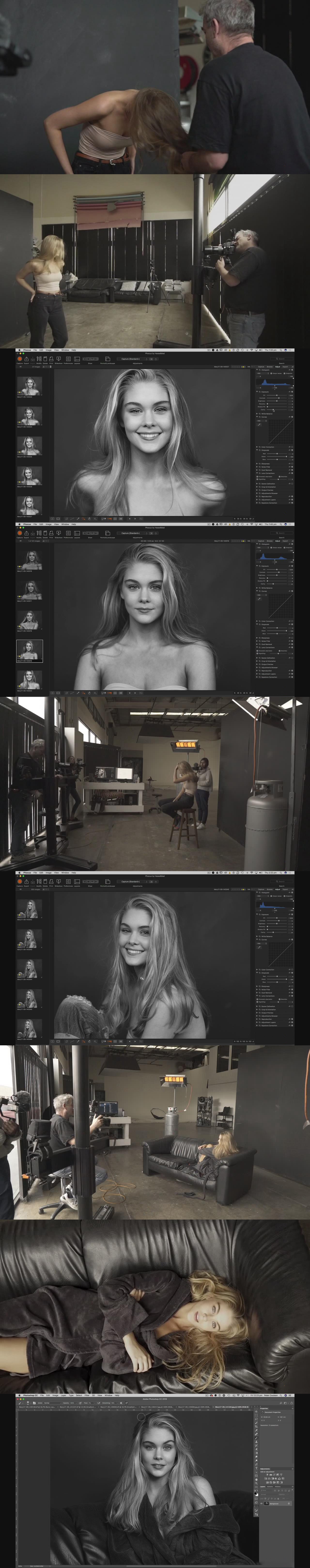 图片[1]-摄影师Peter Coulson与从未合作过的模特Mary人像摆姿摄影教程-中英字幕-美夕摄影资源