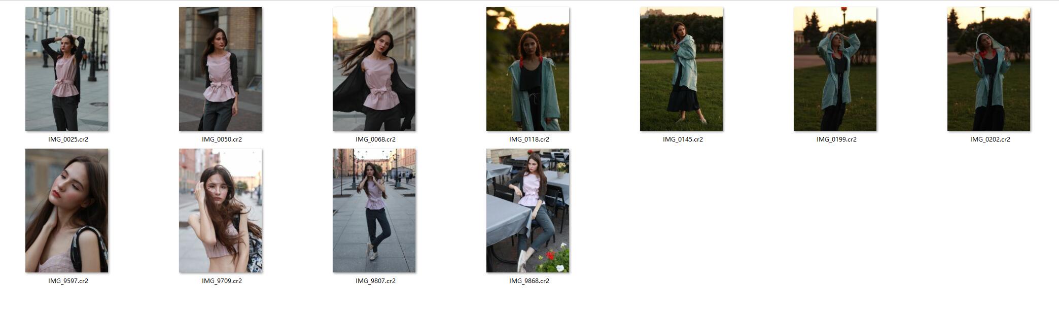 图片[2]-11张时尚街拍美女人像摄影RAW原图素材-佳能CR2格式原图