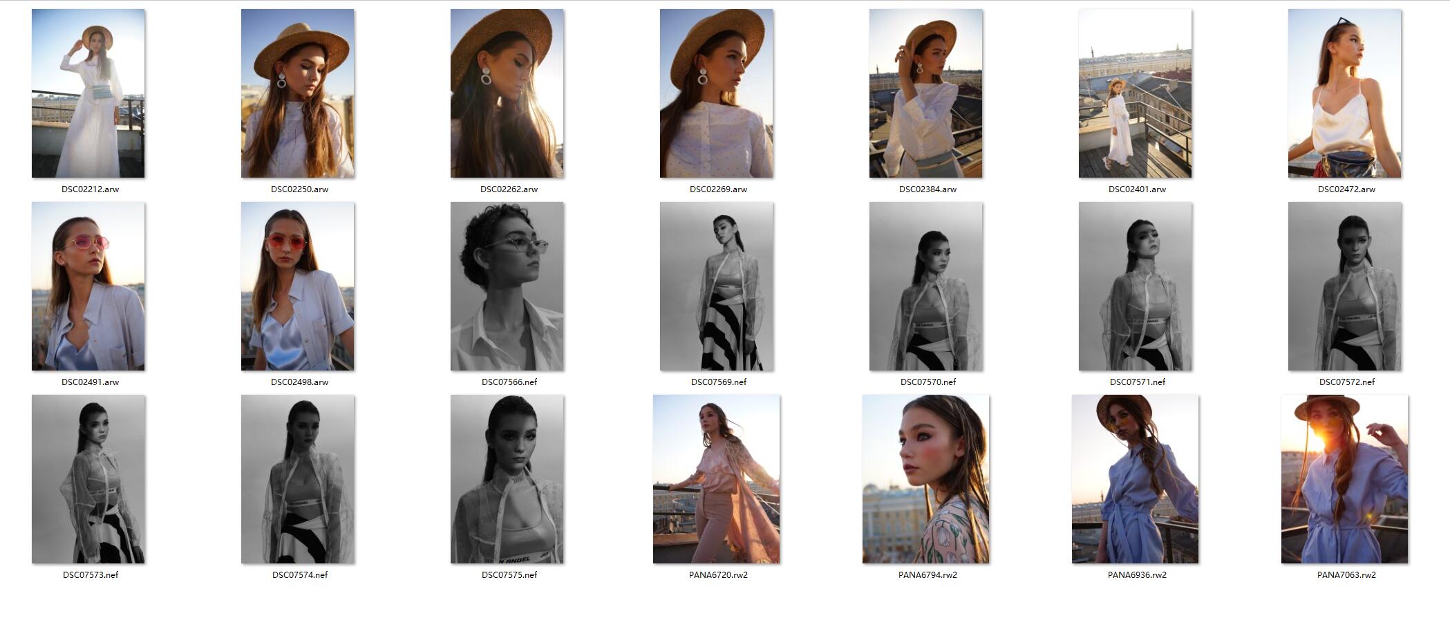 图片[2]-21张时尚美女人像RAW格式未修原片素材-RW2格式原图