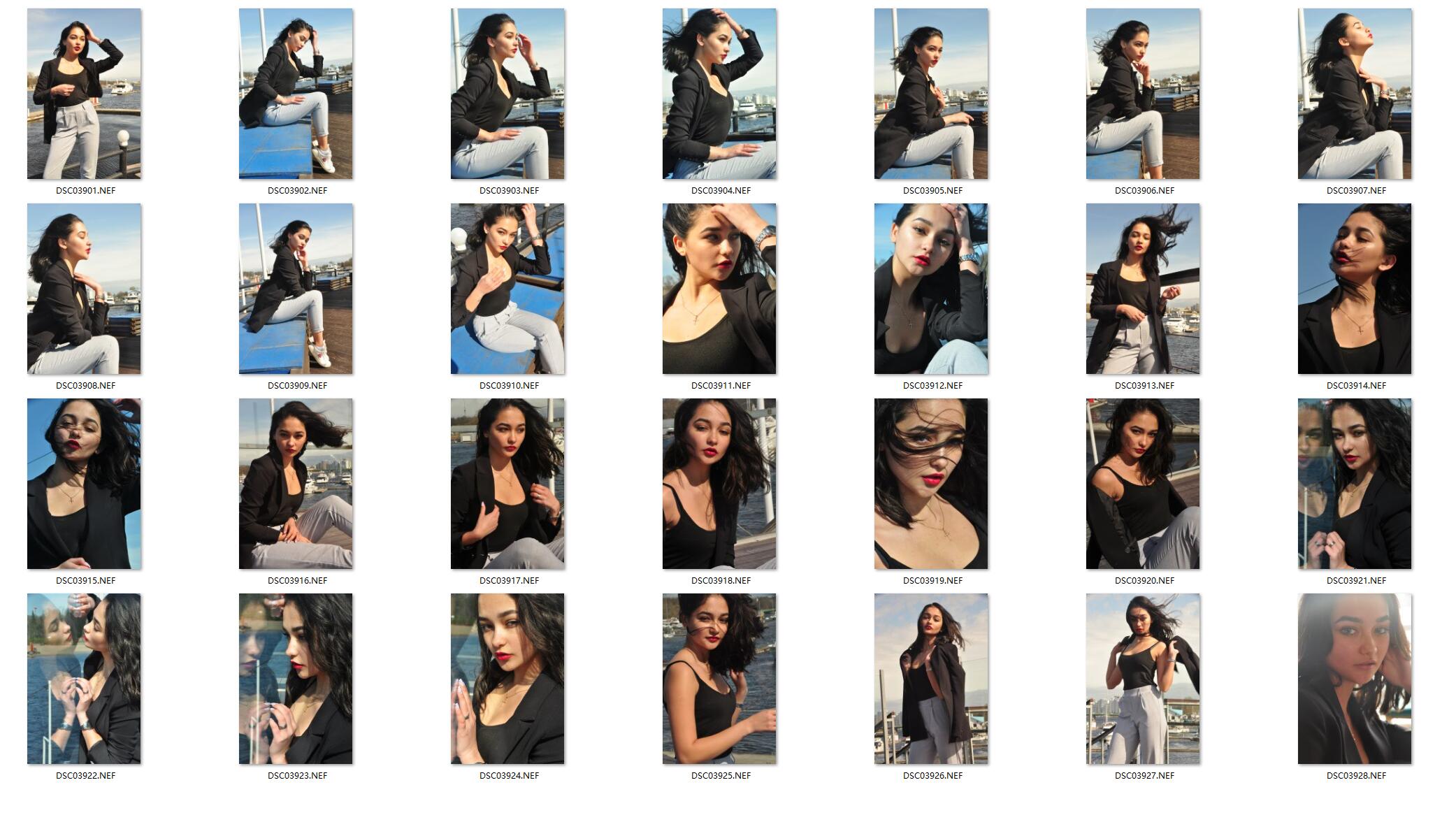 图片[2]-28张户外美女人像摄影未修RAW原图素材-佳能CR2格式原图