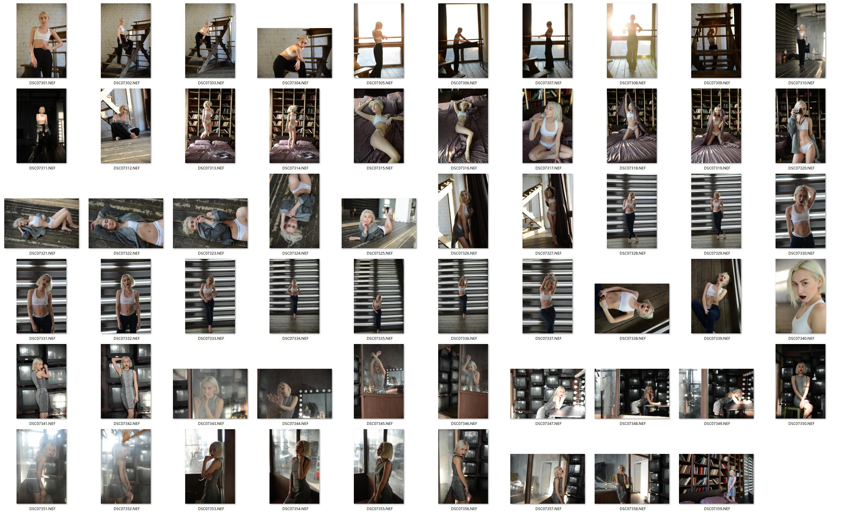 图片[2]-59张运动美女人像摄影未修RAW原图素材-尼康NEF格式原图