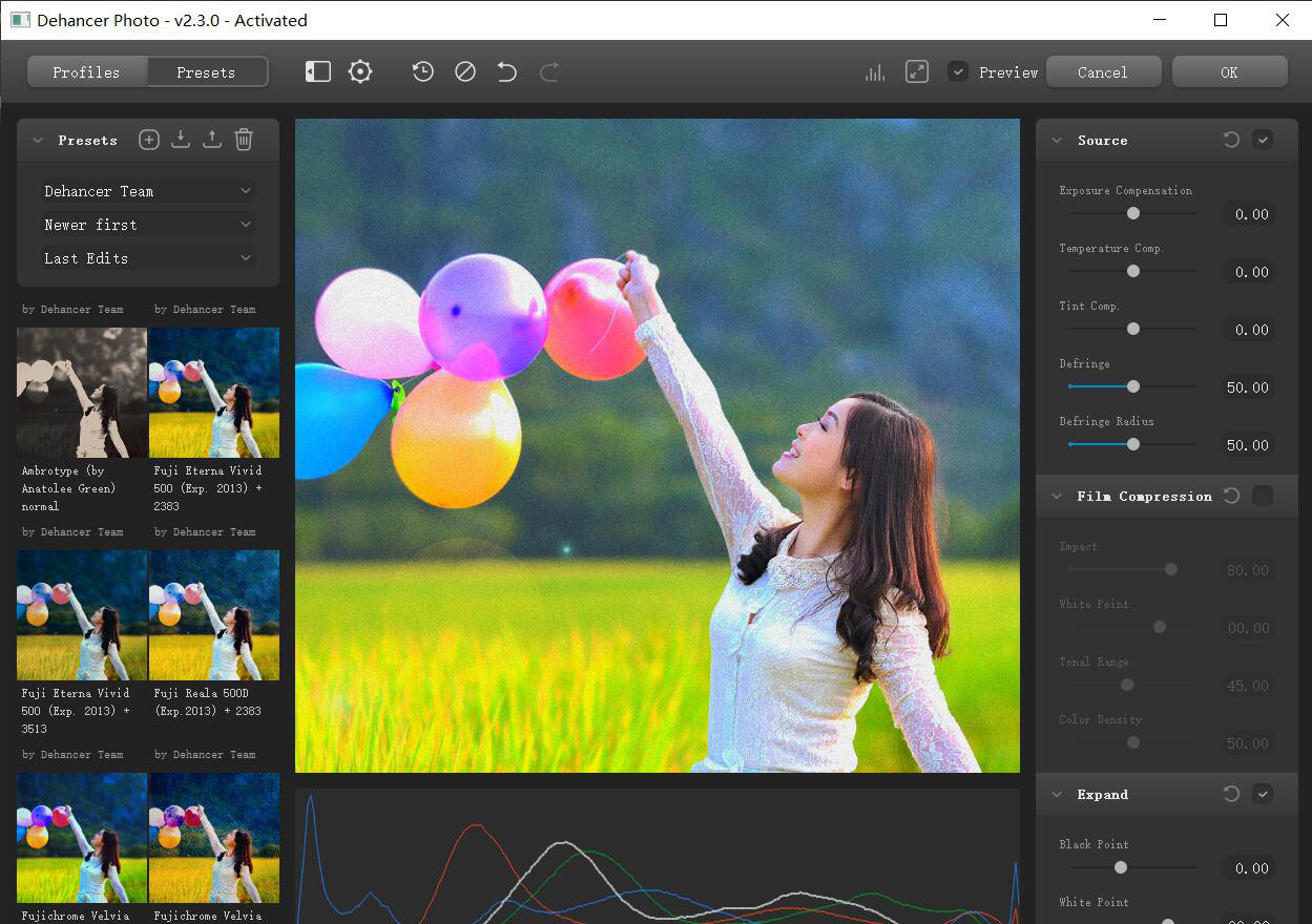 图片[1]-Dehancer Film v2.3 电影柯达富士胶片模拟颜色分级PS/LR插件WINX64
