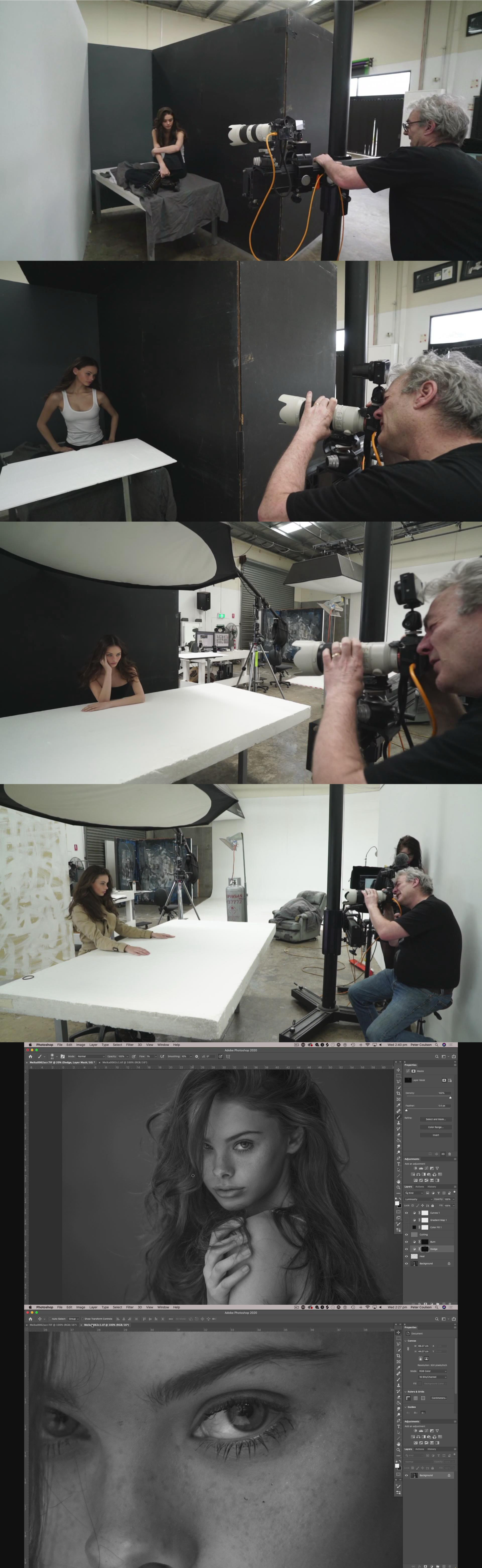 图片[1]-摄影师 Peter Coulson Meika自然光人像摄影布光教程-中英字幕-美夕摄影资源