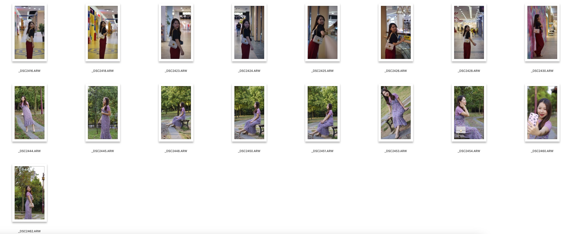 图片[3]-57张外拍美女人像RAW原片索尼ARW格式人像精修练习素材