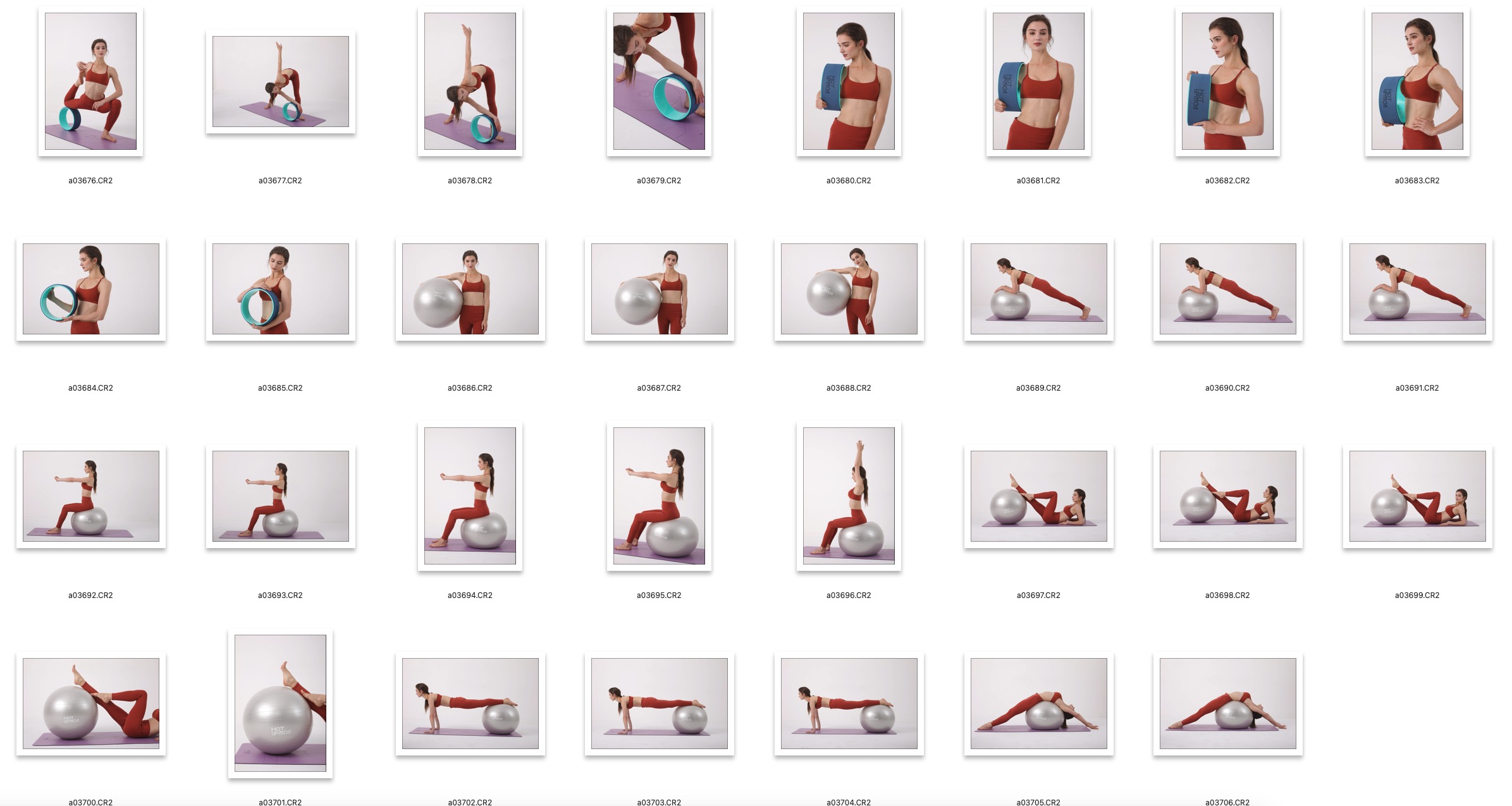 图片[3]-79张瑜伽美女人像摄影RAW原片CR2格式修图调色练习素材